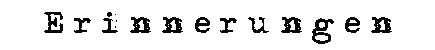erinnerung